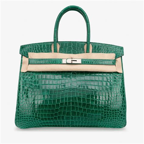 hermes birkin green 35|hermes birkin crocodile.